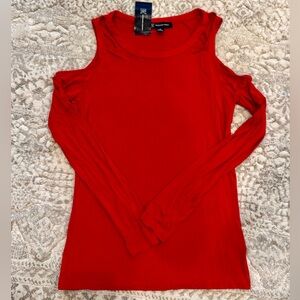 INC Red tee shirt material XS